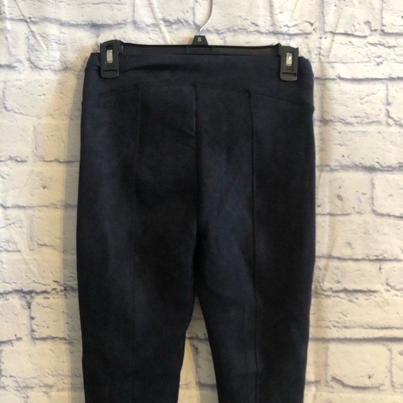NWT Spanx Faux Suede Leggings In Black Size Small - Picture 6 of 9